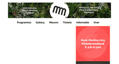 Desktop Screenshot of musicmeeting.nl